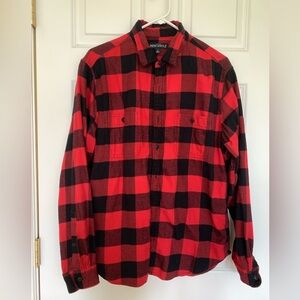 J Crew factory men’s flannel check shirt size L